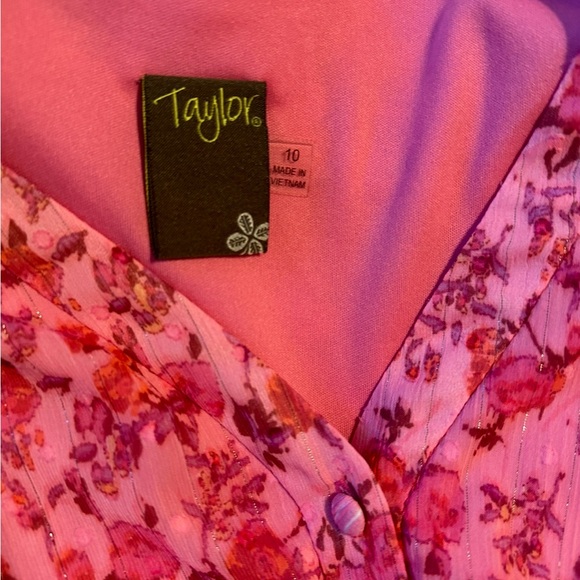 Taylor floral pink dress midi - Picture 5 of 10